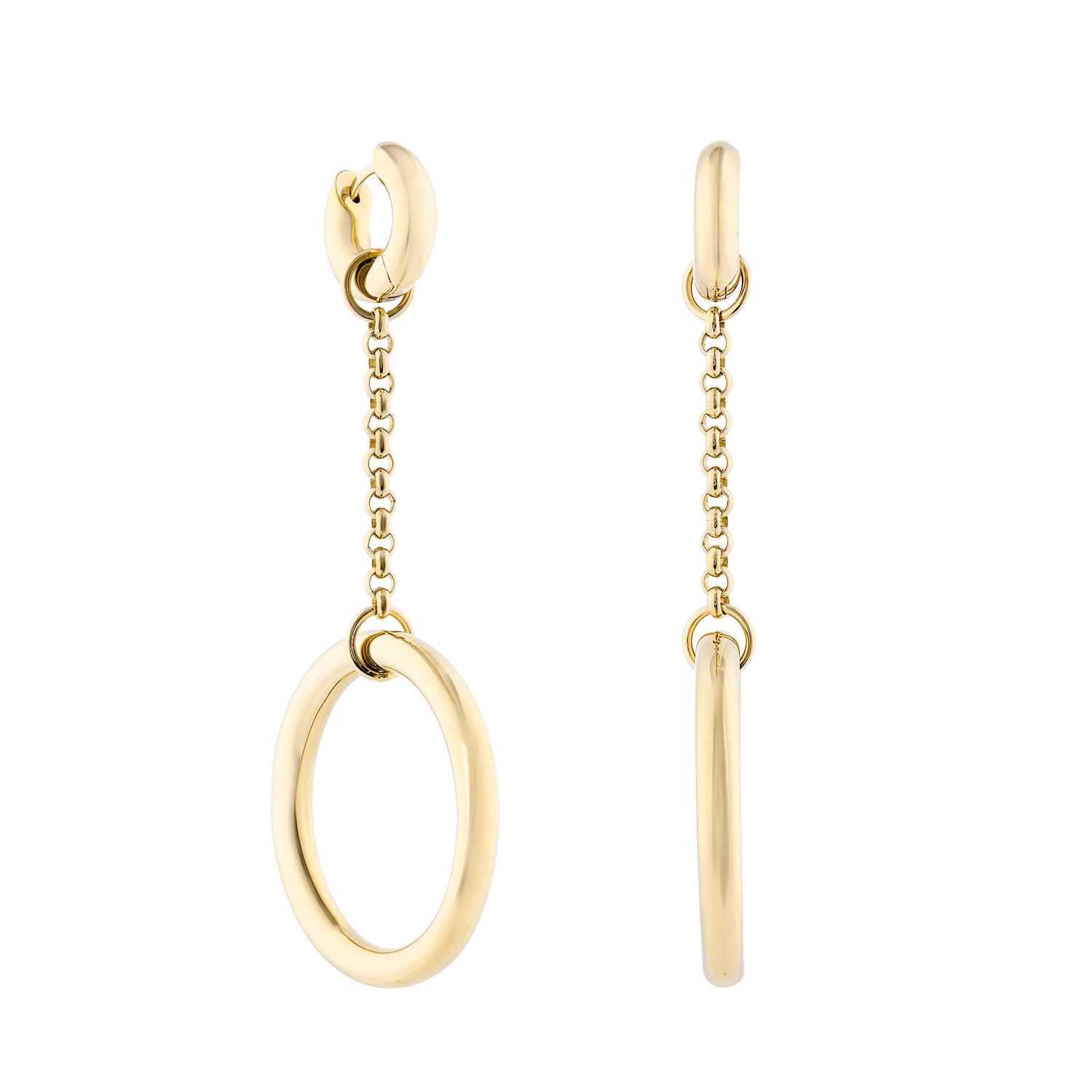 The Anita 2-in-1 Earrings, Gold Vermeil. - Monarc Jewellery