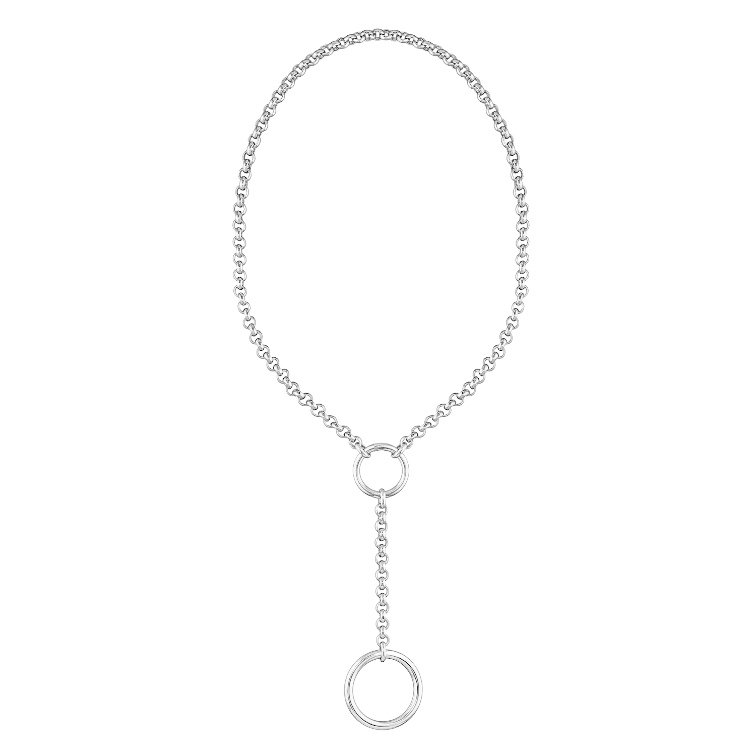 The Edie Rolo Necklace. Sterling Silver.