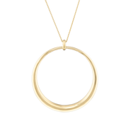 The Ovo Necklace, Long. Gold Vermeil. - Monarc Jewellery