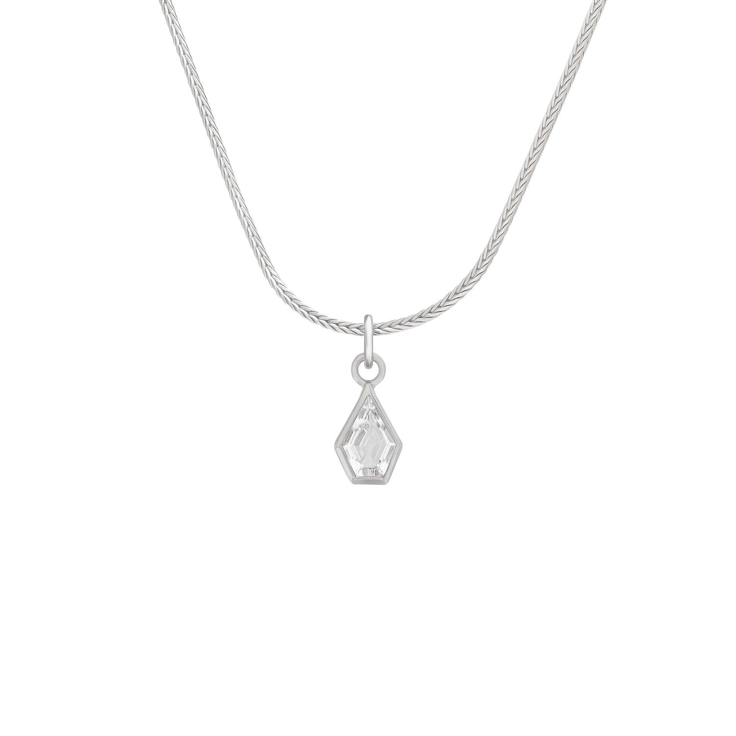 Maison Necklace, Silver. Co-Designer Amy Fraser