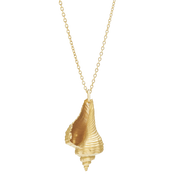 Praesidio Shell Necklace, Gold Vermeil. Co-Designer Christina Macpherson - Monarc Jewellery