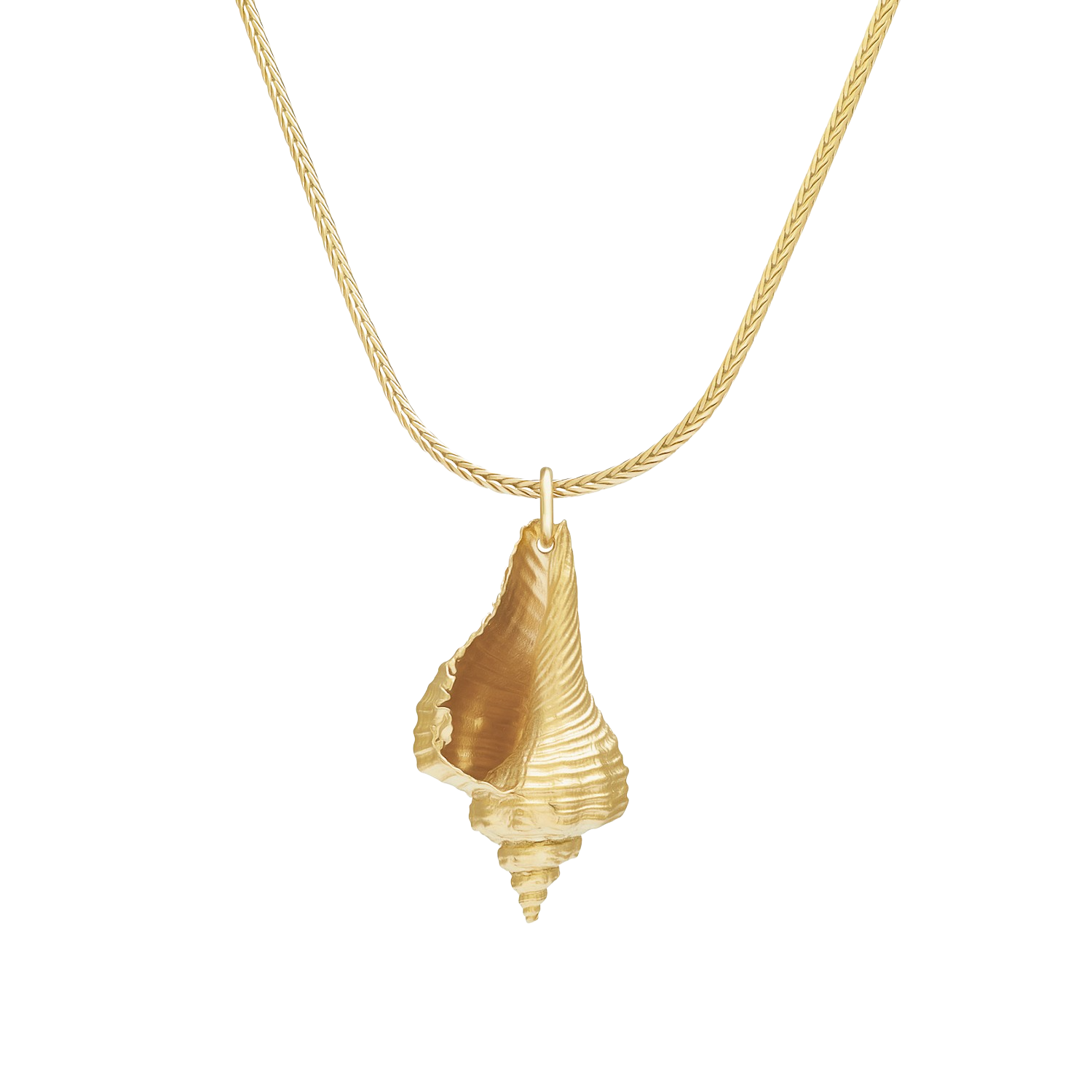 Praesidio Shell Necklace, Gold Vermeil. Co-Designer Christina Macpherson - Monarc Jewellery