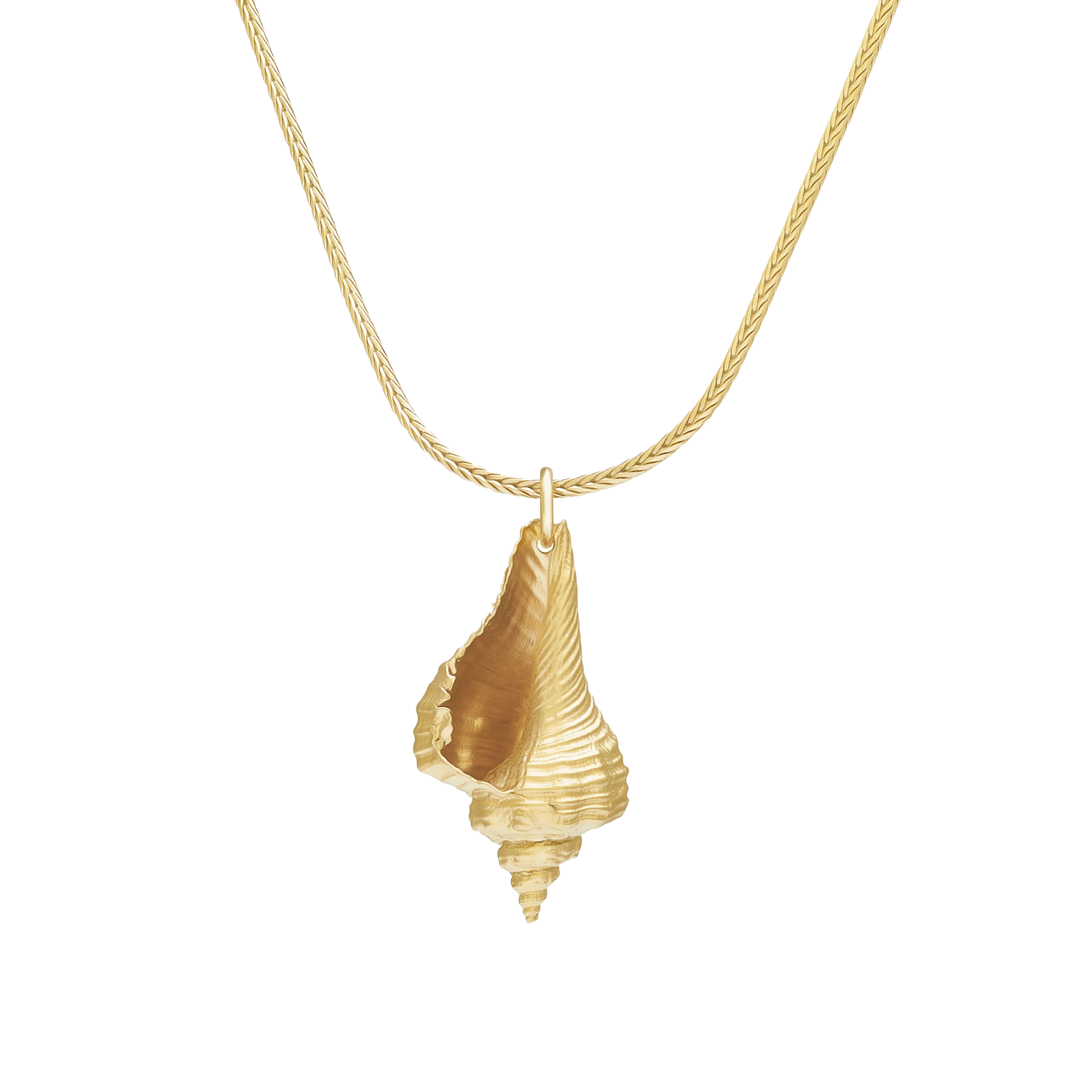 Praesidio Shell Necklace, Gold Vermeil. Co-Designer Christina Macpherson