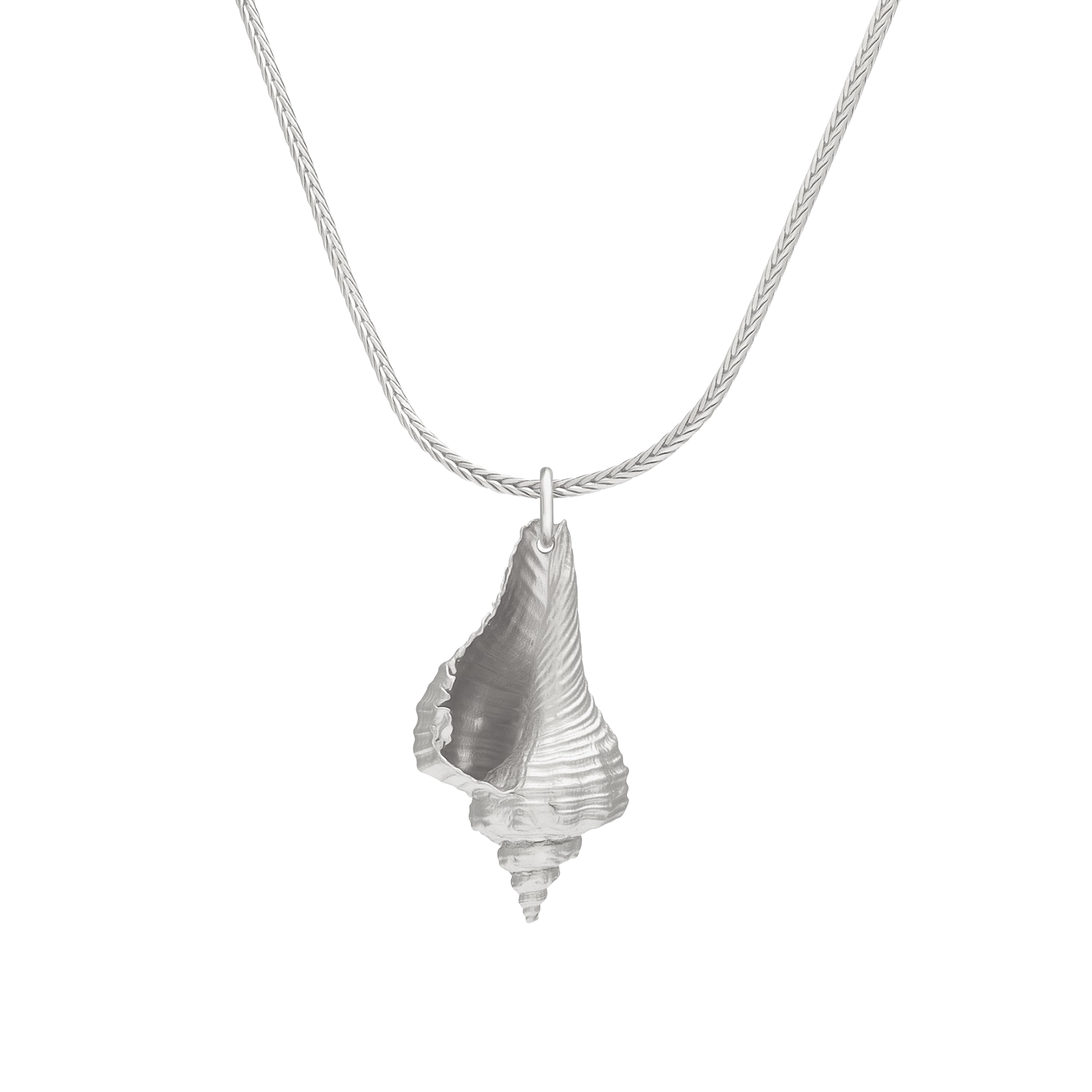 Praesidio Shell Necklace, Silver. Co-Designer Christina Macpherson - Monarc Jewellery