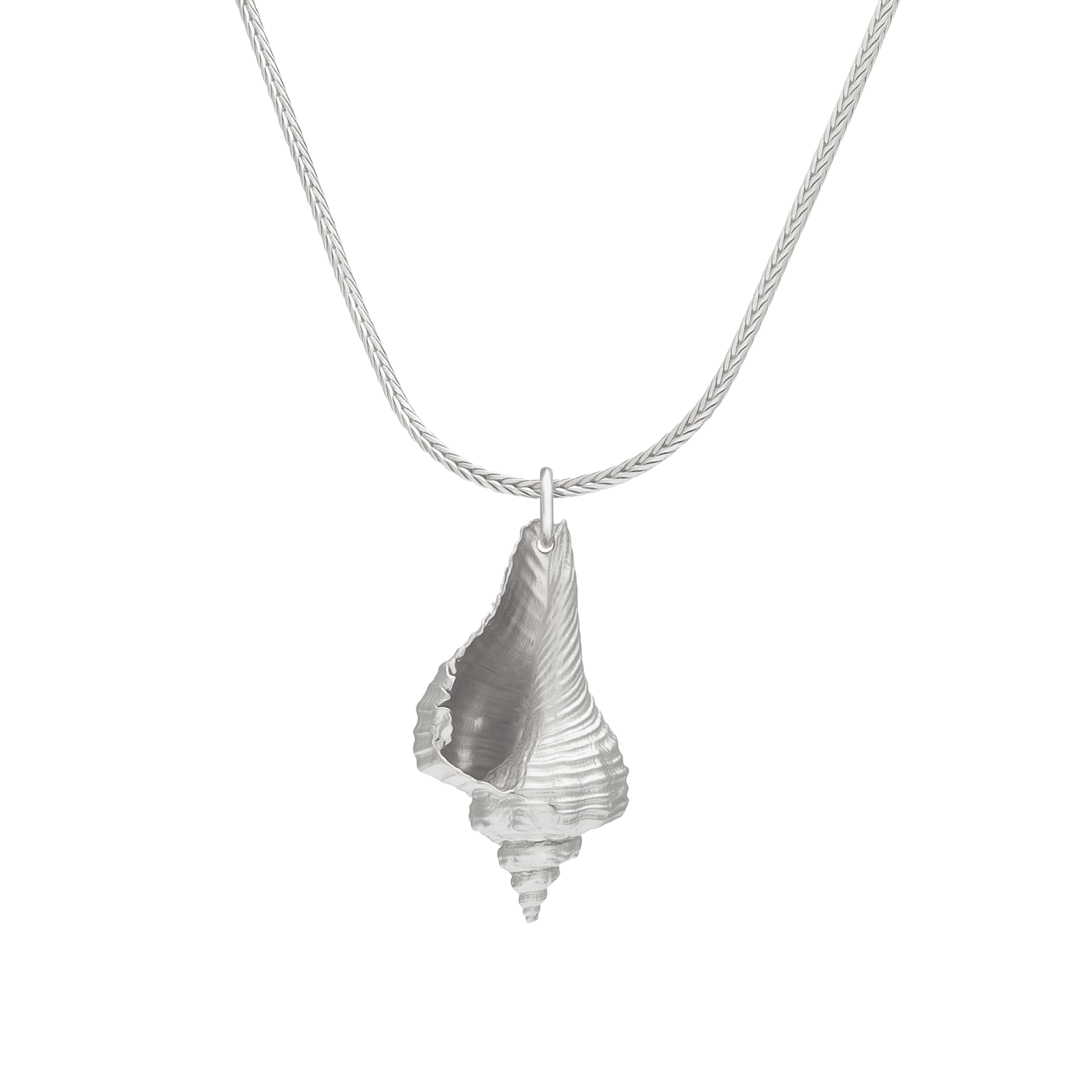 Praesidio Shell Necklace, Silver. Co-Designer Christina Macpherson