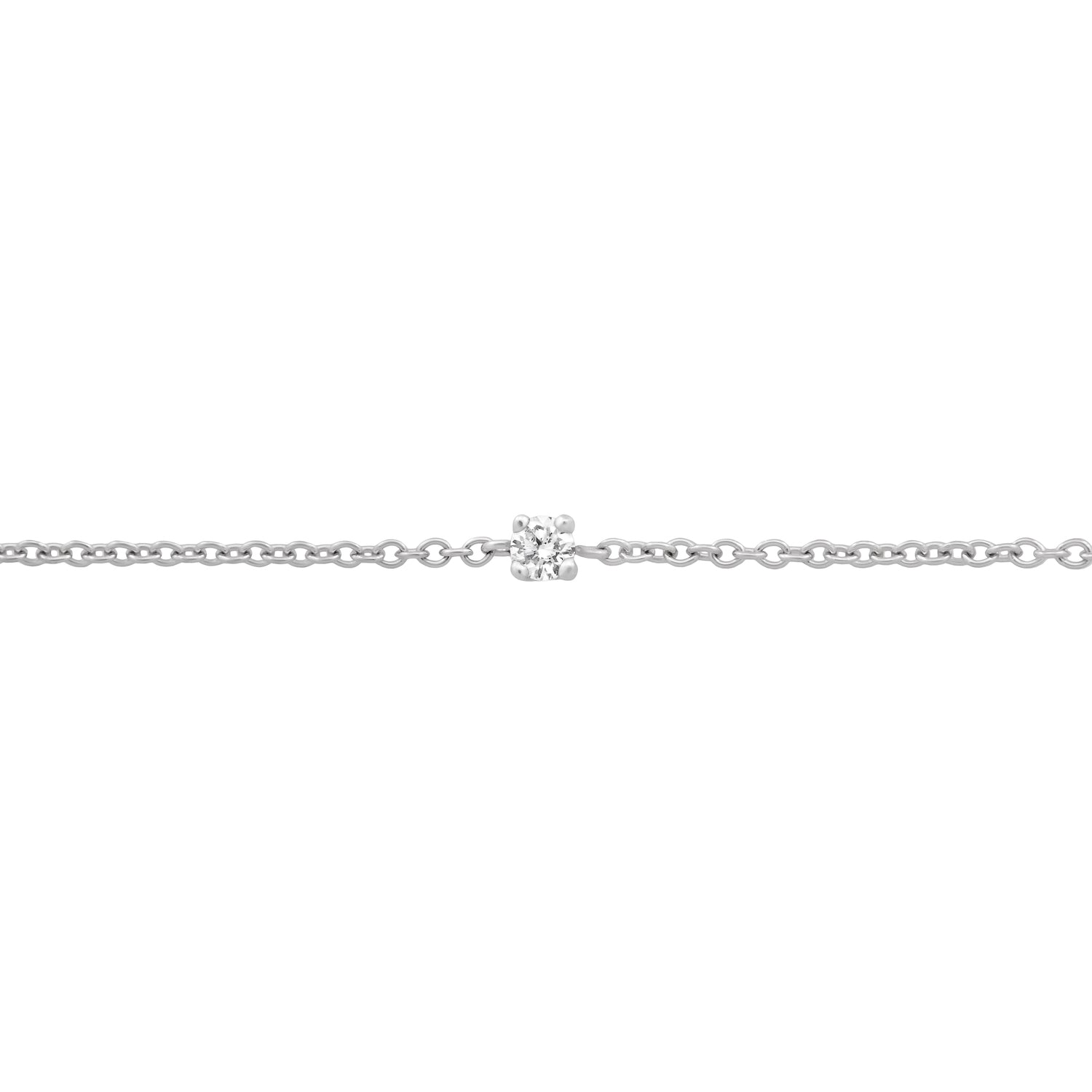 BONDED DIAMOND-SET CABLE CHAIN, 9k White Gold - Monarc Jewellery