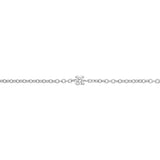 BONDED DIAMOND-SET CABLE CHAIN, 9k White Gold
