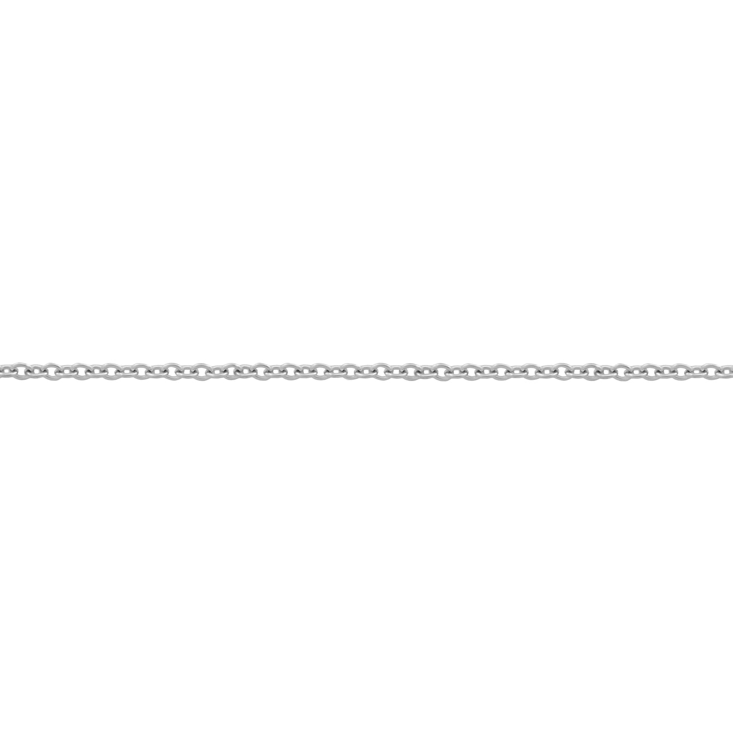 BONDED CABLE CHAIN, 9k White Gold - Monarc Jewellery