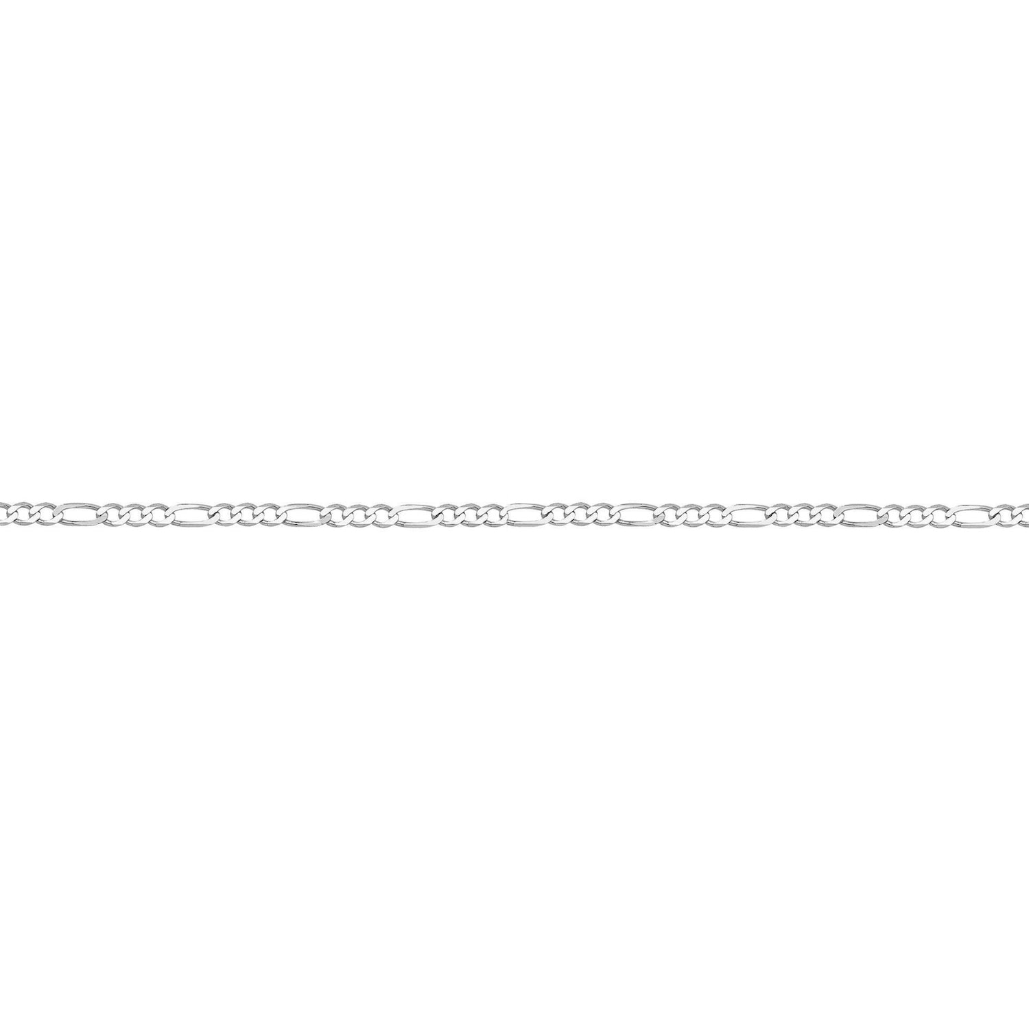 BONDED SEVILLE CHAIN, 9k White Gold - Monarc Jewellery