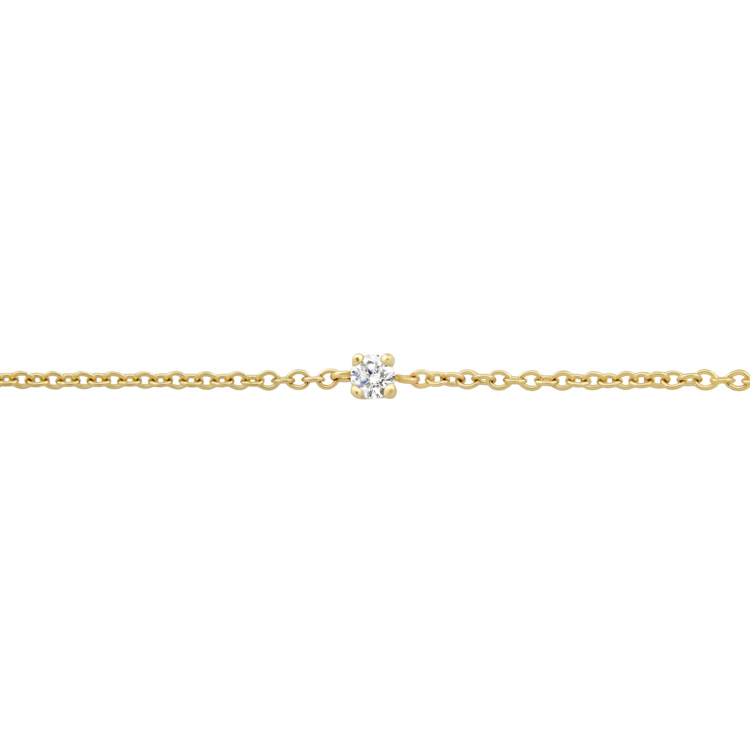 BONDED DIAMOND-SET CABLE CHAIN, 9k Yellow Gold - Monarc Jewellery