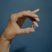 The Anita Huggie Hoop. Sterling Silver - Monarc Jewellery