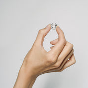 The Anita Huggie Hoop. Sterling Silver - Monarc Jewellery