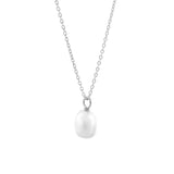 Baroque Perla Necklace. Sterling Silver