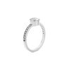 Cleopatra Diamond Ring. 18k White Gold or Platinum - MONARC CONCIERGE