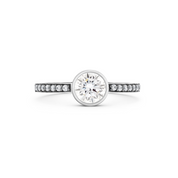Cleopatra Diamond Ring. 18k White Gold or Platinum - MONARC CONCIERGE