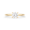 Coeur Diamond Solitaire Ring. 18k Yellow Gold - MONARC CONCIERGE