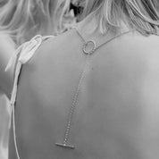 Corda T-Bar Necklace. Sterling Silver. PRE-ORDER - MONARC CONCIERGE