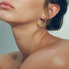 L'Ovale Earrings. Gold Vermeil - MONARC CONCIERGE