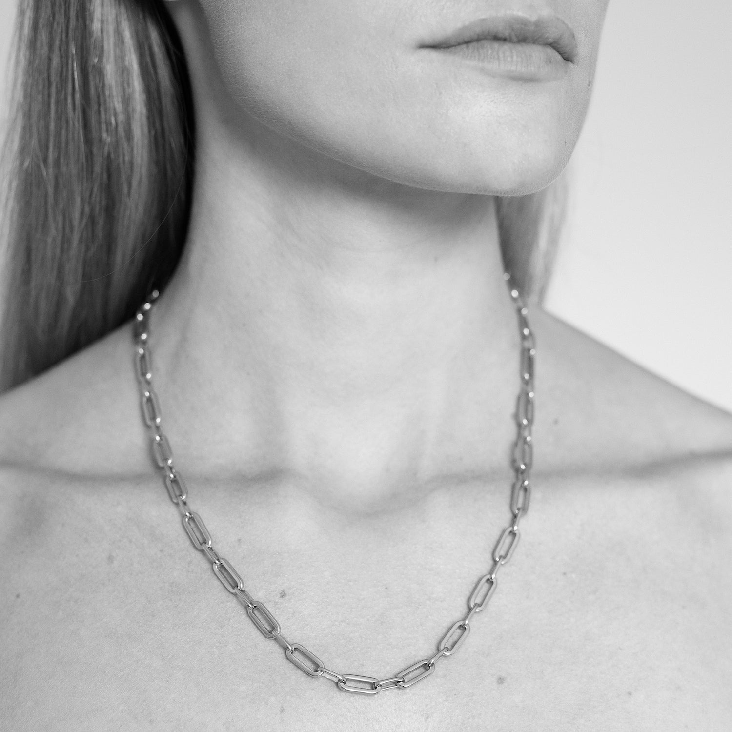 Suitor Chain Necklace. Sterling Silver - Monarc Jewellery