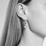 Scout Hoop & Ball Earrings, Sterling Silver - Monarc Jewellery