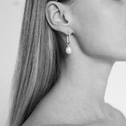 Remie Huggie Hoop, Sterling Silver - Monarc Jewellery