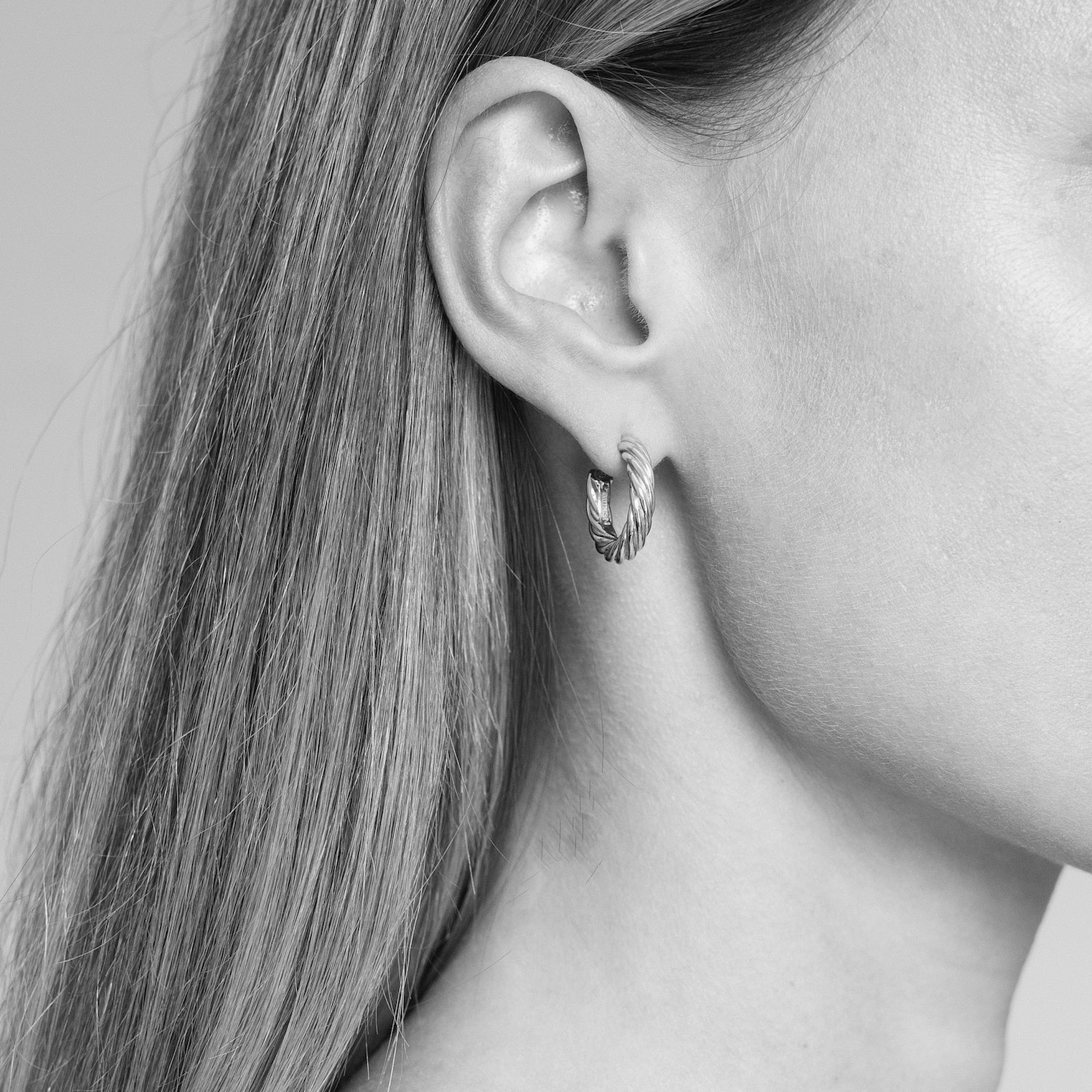 Twisted Sister Hoop Earrings. Gold Vermeil. - Monarc Jewellery