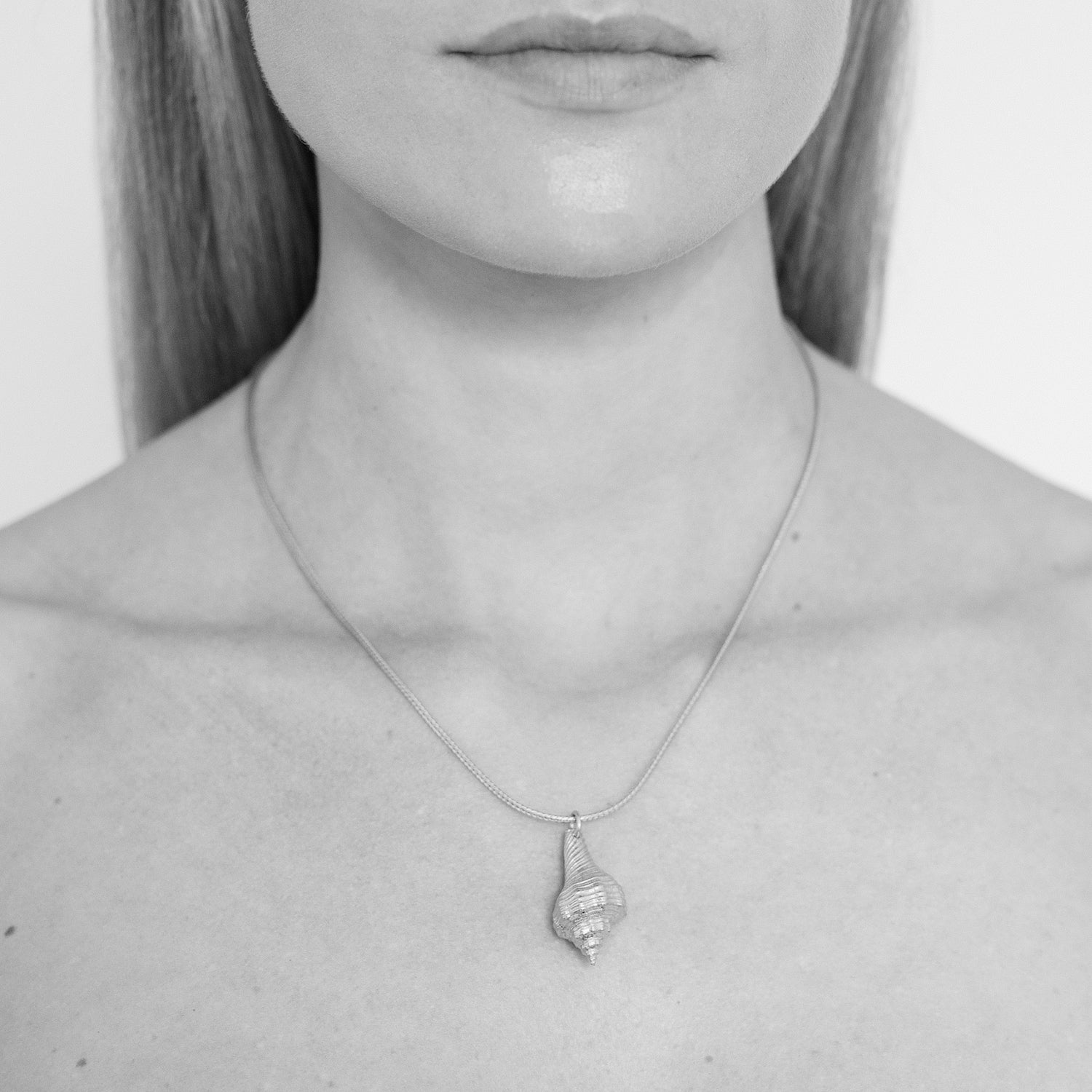 Praesidio Shell Necklace, Silver. Co-Designer Christina Macpherson