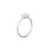 Empress Diamond Solitaire Ring. 18k White Gold or Platinum - MONARC CONCIERGE