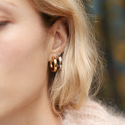 Little Chubbies Hoops. Sterling Silver - MONARC CONCIERGE