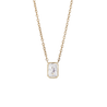 Thea Solitaire Diamond Necklace. 9k Yellow Gold - MONARC CONCIERGE