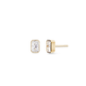 Thea Solitaire Diamond Earrings. 9k Yellow Gold - MONARC CONCIERGE