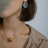 Josephine Orb Necklace, Gold Vermeil - MONARC CONCIERGE