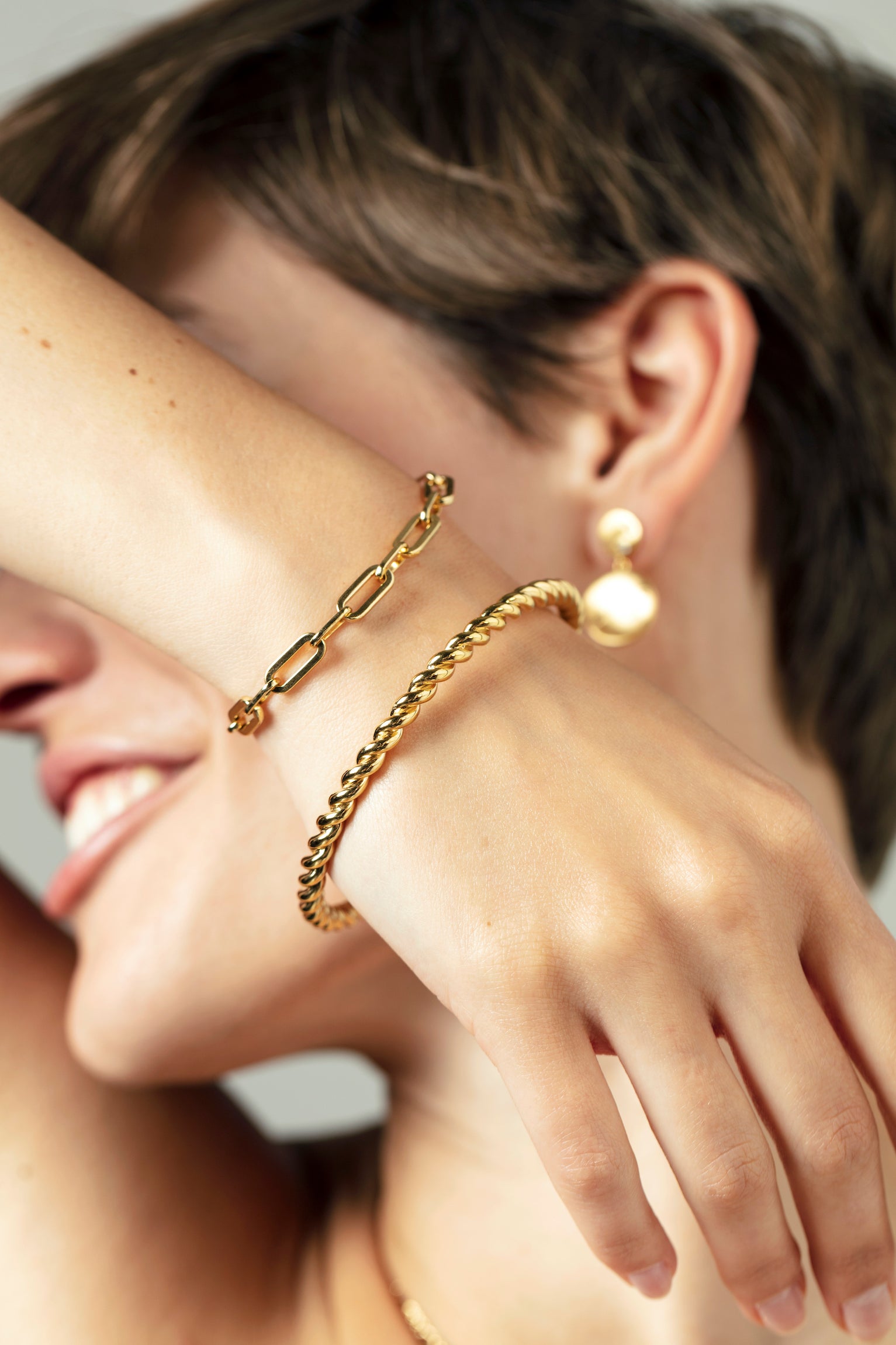 Suitor Chain Bracelet. Gold Vermeil - MONARC CONCIERGE