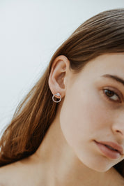 Orla 2-in-1 Diamond Solitaire Earrings. 18k White Gold or Platinum - MONARC CONCIERGE