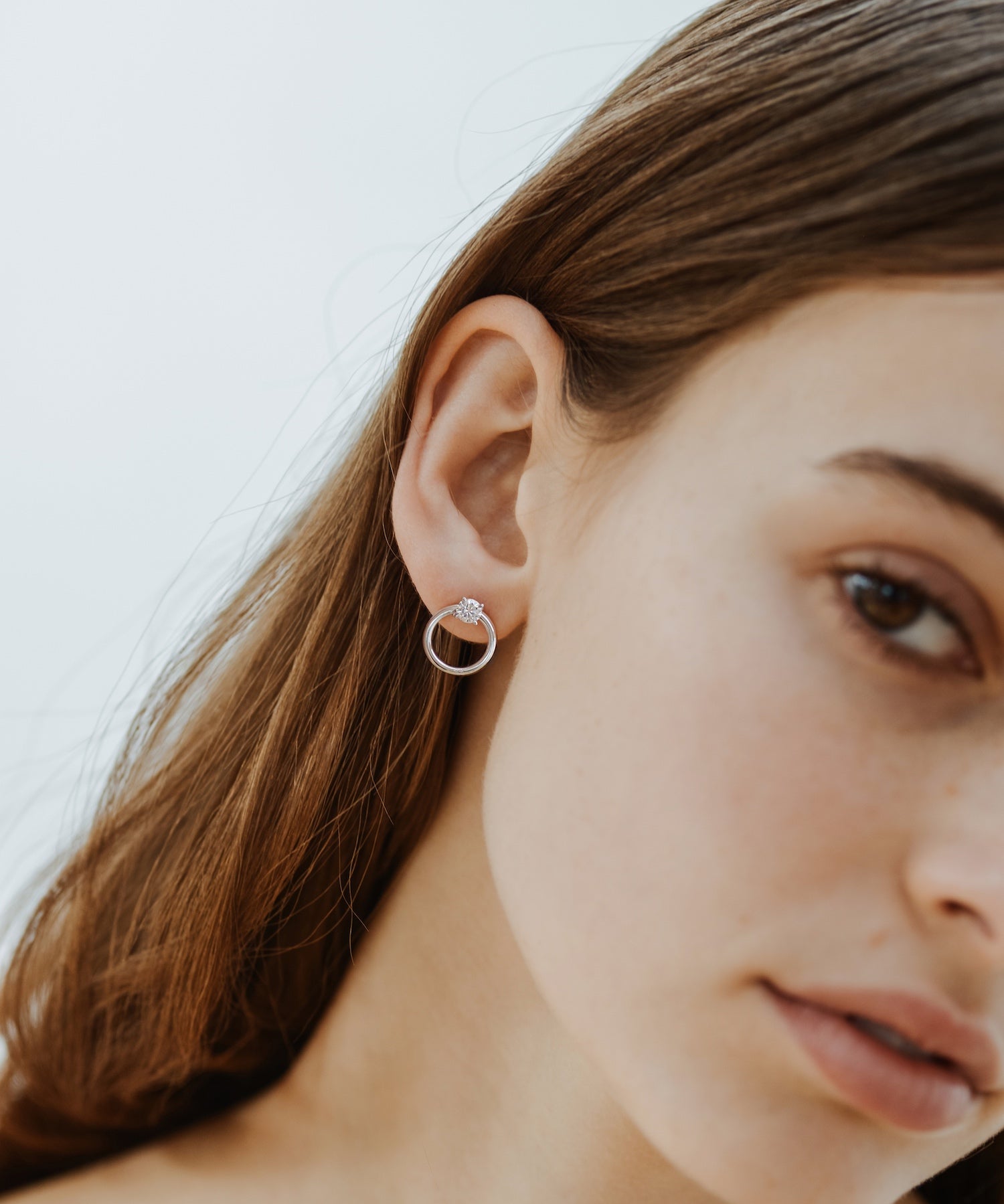 Orla 2-in-1 Diamond Solitaire Earrings. 18k Yellow Gold - MONARC CONCIERGE