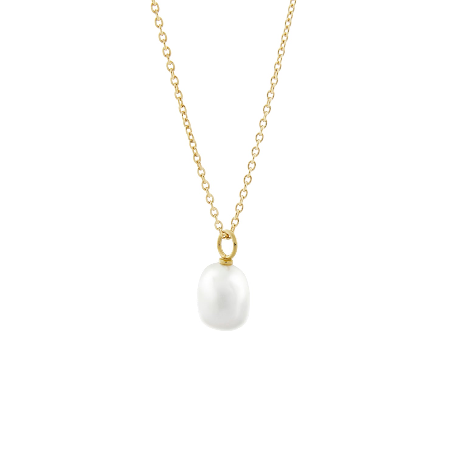 Baroque Perla Necklace. Gold Vermeil - Monarc Jewellery
