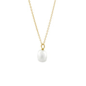 Baroque Perla Necklace. Gold Vermeil - Monarc Jewellery