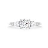 The Reine Diamond Trilogy Ring. 18k White Gold or Platinum