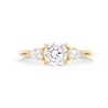 The Reine Diamond Trilogy Ring. 18k Yellow Gold - MONARC CONCIERGE
