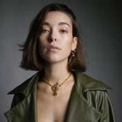 Scout Hoop & Ball Earrings, Gold Vermeil - MONARC CONCIERGE