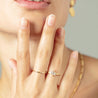 Skinny Mini Ring. 9k Gold - MONARC CONCIERGE