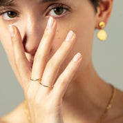 Skinny Mini Ring. 9k Gold - MONARC CONCIERGE