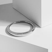 The Nico Ovo Bangle. Sterling Silver (PRE-ORDER) - Monarc Jewellery