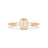 Thea Diamond Solitaire Ring. 18k Yellow Gold - MONARC CONCIERGE