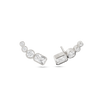 Thea Diamond Ear Pin. 9k White Gold - MONARC CONCIERGE