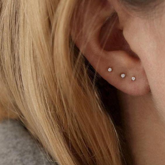 Signature Topaz Studs. Gold Vermeil - MONARC CONCIERGE
